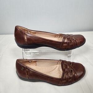 Life Stride Brown Women's Flats